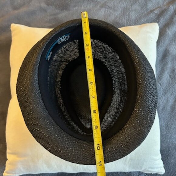 Goorin Braided Straw Fedora - Black - Picture 7 of 9